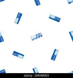 Gum pack pattern seamless vector Stock Vector