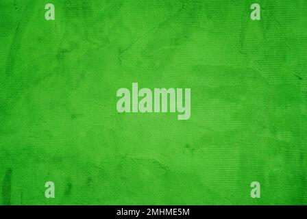 A green colored old cement wall texture background. Stock Photo
