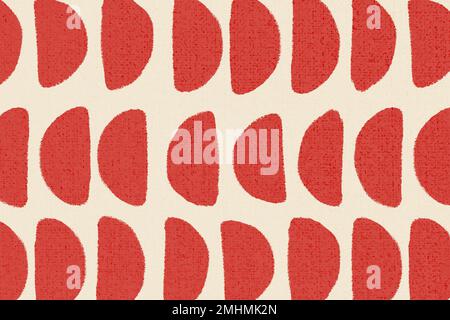 Red pattern background vector, vintage design Stock Vector