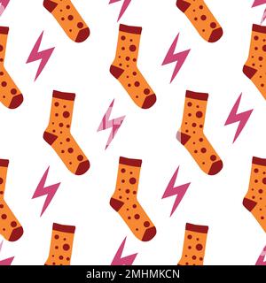 Witches school of magical objects seamless pattern in flat style. Broom, candle, skull, zipper, scarf, hat, potion, glasses knife Stock Vector