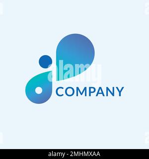 Technology logo, modern business branding for digital company and startup vector Stock Vector
