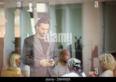 Business people having meeting in office Stock Photo