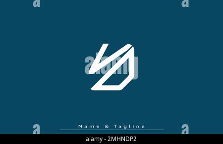 Alphabet letters Initials Monogram logo VO , OV Stock Vector