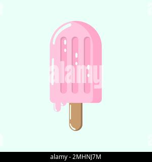 Summer ice cream set Stock Vector