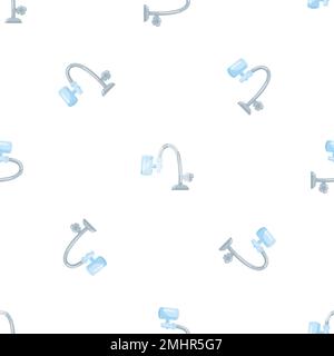 Water tap filter pattern seamless vector Stock Vector