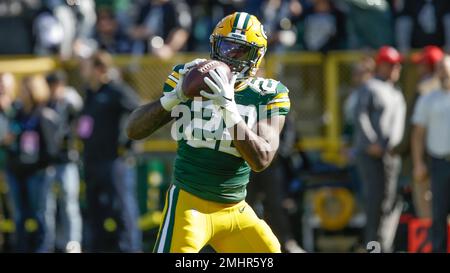 September 24, 2017: Green Bay Packers cornerback Kevin King #20 before the  NFL Football game between the Cincinnati Bengals and the Green Bay Packers  at Lambeau Field in Green Bay, WI. Green