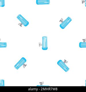 Water cooler pattern seamless vector Stock Vector