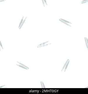 Contact lens forceps pattern seamless vector Stock Vector
