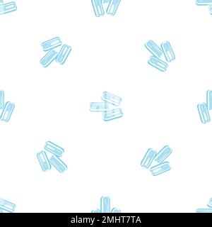 Ice gum pattern seamless vector Stock Vector