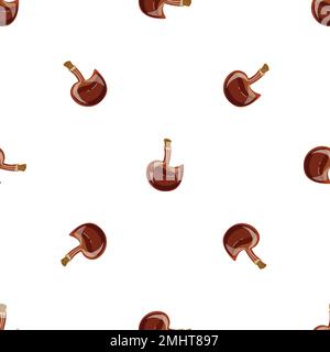 Brown bottle pattern seamless vector Stock Vector