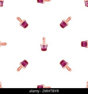 Liquid bottle pattern seamless vector Stock Vector