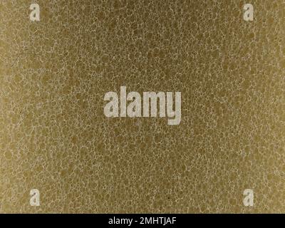 Close-up yellow sponge. Background and textured concept. Stock Photo