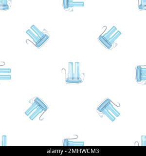 Filter system pattern seamless vector Stock Vector