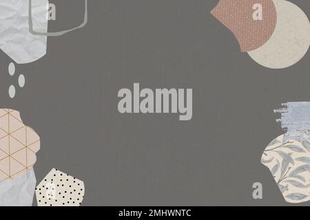 Terrazza pattern on brown background vector Stock Vector