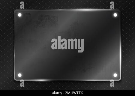 SImple black technology background template vector Stock Vector