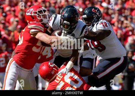 Houston Texans quarterback Deshaun Watson (4) runs against the Atlanta  Falcons during the first half of an NFL football game Sunday, Oct. 6, 2019,  in Houston. (AP Photo/Michael Wyke Stock Photo - Alamy