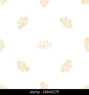Sugar cubes pattern seamless vector Stock Vector