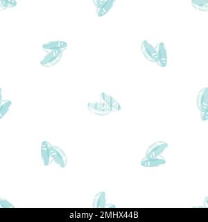 Modern contact lens pattern seamless vector Stock Vector