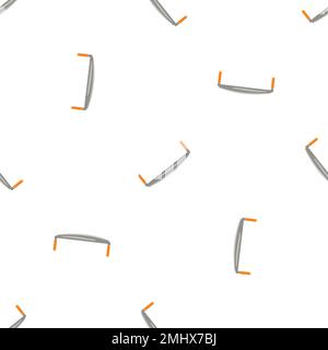 Double hand saw pattern seamless vector Stock Vector