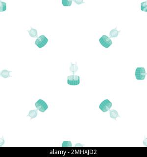 Wash contact lens pattern seamless vector Stock Vector