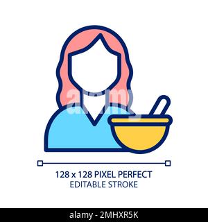 Pharmacy pixel perfect RGB color icon Stock Vector