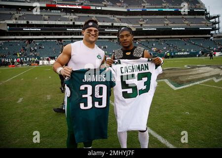 New York Jets' Blake Cashman speaks during an NFL football news conference  Friday, May 10, 2019, in Florham Park, N.J. (AP Photo/Frank Franklin II  Stock Photo - Alamy