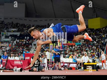 Magnus Kirt Estonia Action During Mens Editorial Stock Photo