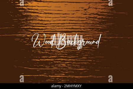 Grunge Wood Background Vector Texture. Wood Wallpaper Stock Vector