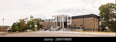 Tahlequah, Oklahoma, USA - October 16, 2022: The Cherokee County Courthouse Stock Photo