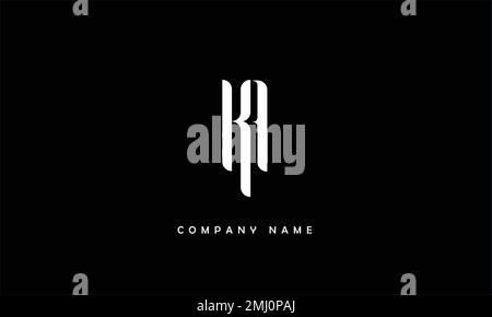 KA, AK Abstract Letters Logo Monogram Stock Vector