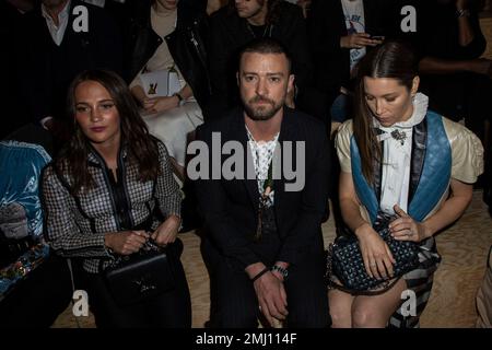 Alicia Vikander, Justin Timberlake, Jessica Biel and Mark Ronson