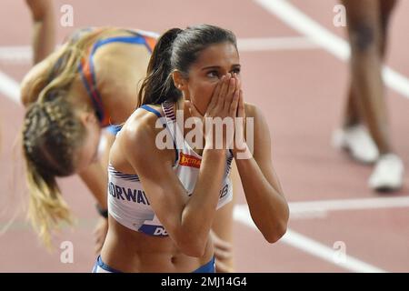 Track and Field Image - When you get that personal best, national record  and advance to the next round at the world championships. Amalie Iuel,  Norway 🇳🇴. #athlete . . . . . #