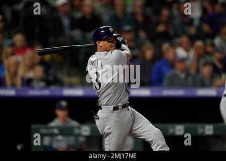 Game-Used Jersey: Orlando Arcia #3 2018 NLCS Game 3