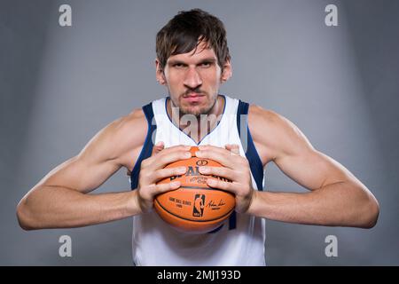 Boban Marjanovic of the Dallas Mavericks poses for a portrait