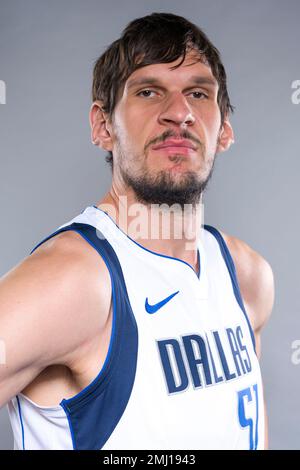 Boban Marjanovic of the Dallas Mavericks poses for a portrait