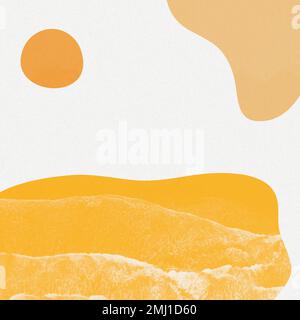 Orange tone simple Memphis vector Stock Vector