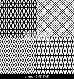 Rhombus seamless pattern. Simple vector geometric background. Stock Vector