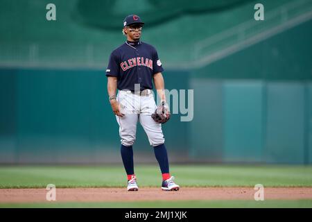 Cleveland Indians shortstop Francisco Lindor poses for a portrait during  photo day on Wednesday, February 19, 2020 in Goodyear, Arizona, USA. (Photo  by IOS/ESPA-Images Stock Photo - Alamy