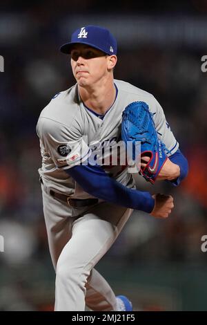 Los Angeles Dodgers pitcher Walker Buehler (21) pitches the ball during an  MLB regular season game against the Arizona Diamondbacks, Saturday, July 10  Stock Photo - Alamy