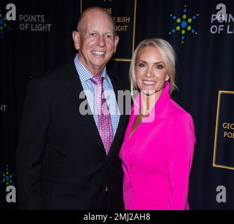 Peter McMahon and Dana Perino attend the George H.W. Bush Points of