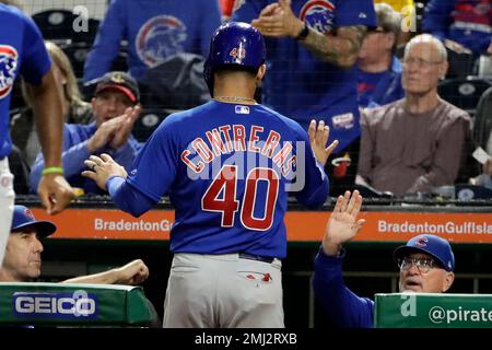 Chicago Cubs' Seiya Suzuki batting during the first inning of a baseball  game against the San Diego Padres Sunday, June 4, 2023, in San Diego. (AP  Photo/Gregory Bull Stock Photo - Alamy