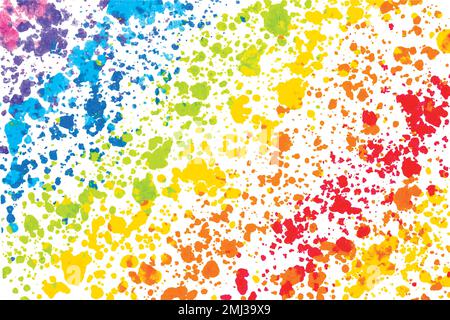 Colorful background vector with wax melted crayon art Stock Vector