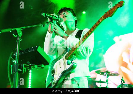 Milan Italy. 26 January 2023. The South Korean band THE ROSE performs live on stage at Alcatraz during the 'Heal Together World Tour' Stock Photo