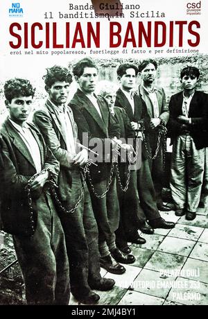 No Mafia Memorial, View of the History of the Mafia in Palermo, Palermo, Sicily, Palermo, Sicily, Italy Stock Photo