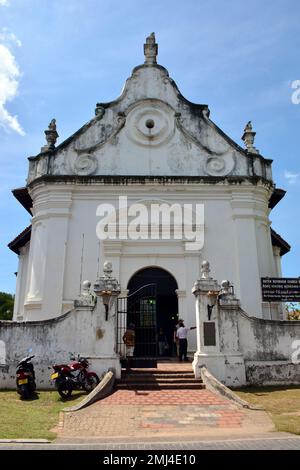 Groote Kerk, Dutch Reformed Church, Galle Fort, Galu Kotuwa, Kālik Kōṭṭai, Galle city, Southern Province, Srí Lanka, Asia, UNESCO World Heritage Site Stock Photo