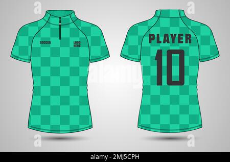 Premium Vector  Sports jersey design template for soccer team