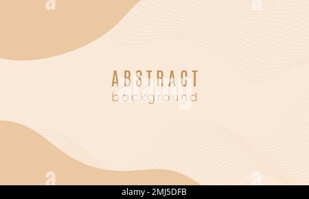 Elegant background with waves decoration. Stock Vector