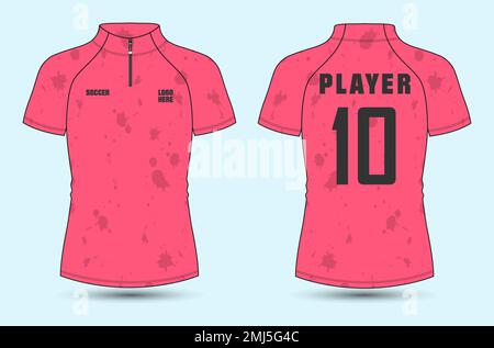 Jersey shortsleeve shirt (baseball uniform shirt) template vector  illustration set Stock Vector Image & Art - Alamy