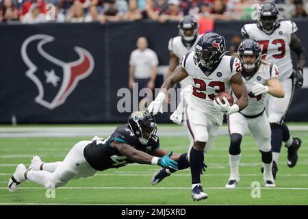 Houston Texans quarterback Deshaun Watson (4) runs against the Atlanta  Falcons during the first half of an NFL football game Sunday, Oct. 6, 2019,  in Houston. (AP Photo/Michael Wyke Stock Photo - Alamy