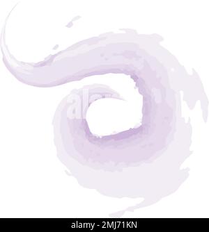 Colorful Abstract background texture, frame from a brush stroke in trendy pale lavender hues in watercolor. Isolate. Good for pattern, backdrop, banner, flyer or poster, brochure or price, label. EPS Stock Vector